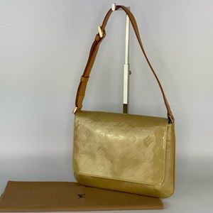 Auth LV Monogram Vernis Thompson St Shoulder Bag